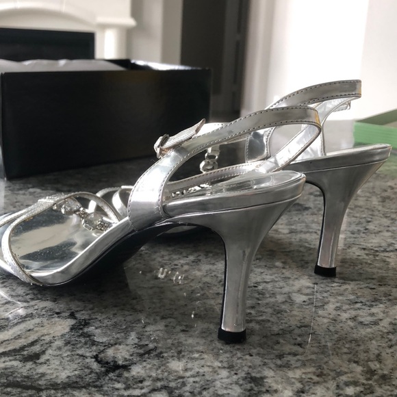 Dress heels, silver, prom - Picture 3 of 4